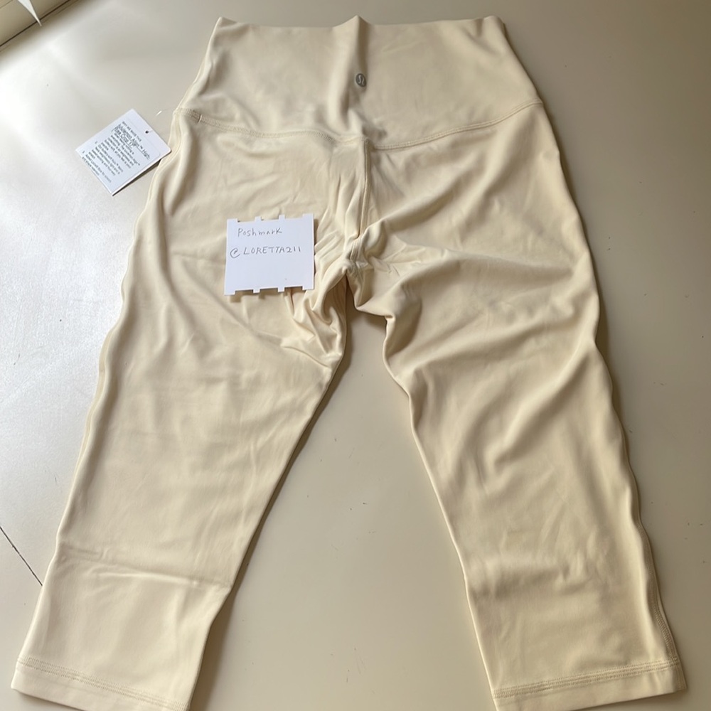 Lululemon Buttercream Align Crop 17” Size 8 - Picture 9 of 9